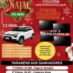 Confira os ganhadores da campanha Natal do Bem