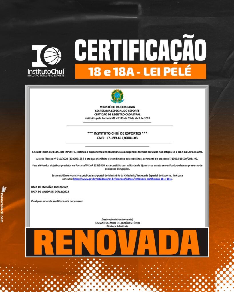 Transparência e responsabilidade: Certificação 18 e 18A é renovada